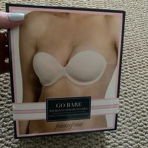 Backless, strapless, sticky bra